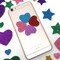 260 Pieces Colorful Glitter Foam Stickers Self Adhesive Stars Mini Heart Shapes Glitter Stickers